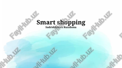smart shopping — PPTX