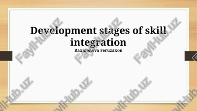 skill integration development — PPTX