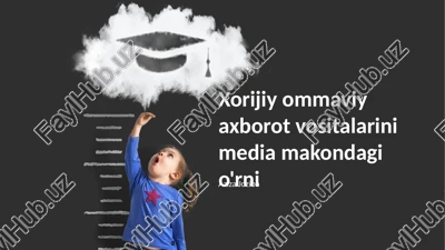 xorijiy ommaviy axborot vositalari — PPTX