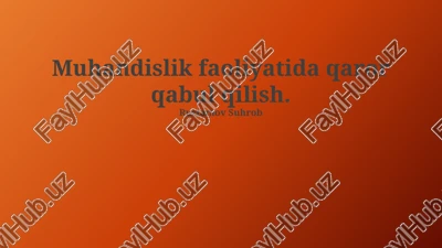 muhandislik faoliyatida qaror qabul qilish — PPTX