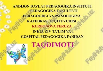 o‘quvchilar va sinfdagi xilma - xillik — PPTX