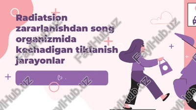 radiatsion zararlanish va uning ta'siri — PPTX