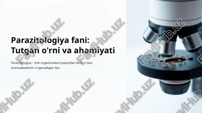 parazitologiya fani — PPTX