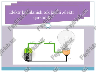elektr kuchlanish — PPTX