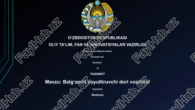 mukolitiklar — PPTX