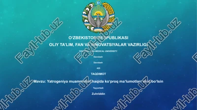 iatrogeniya: ta'rif va qamrov — PPTX