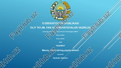 islom dining paydo bolishi — PPTX