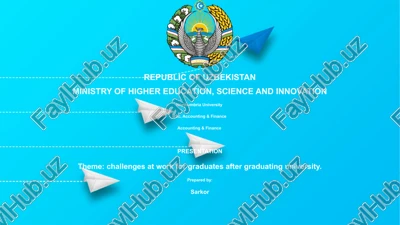challenges at work for graduates after graduating university — PPTX