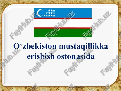 o‘zbekiston ssr siyosiy rahbariyatidagi yangi o‘zgarishlar — PPTX
