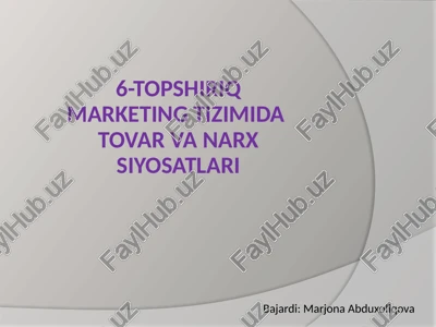 the marketing mix — PPTX