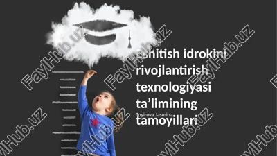 eshitish idrokini rivojlantirish texnologiyasi ta’limining tamoyillari — PPTX