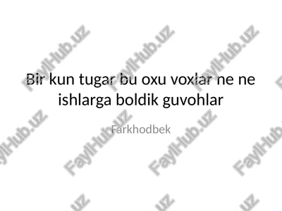 kompyuterlar tizimi — PPTX