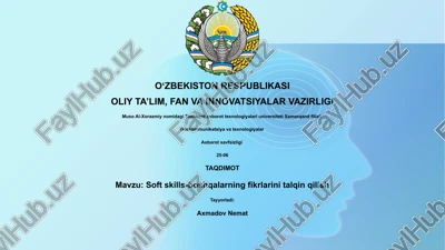 soft skills-boshqalarning fikrlarini talqin qilish — PPTX