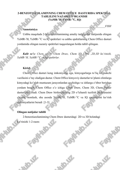kimyo maqola — DOCX