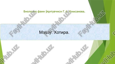xotira — PPTX