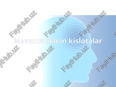 nukleinkislotalar — PPTX