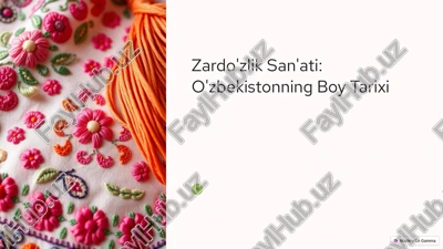 zardo'zlikning ildizlari — PPTX