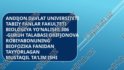 mavzu: ikkiqavatlilipidmembranalari, bir va ikki qavatli sun'iy membranalar — PPTX