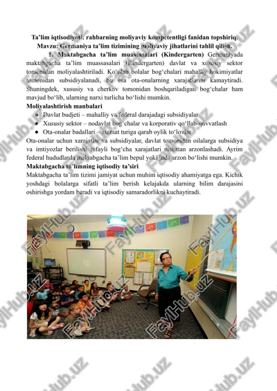 germaniya ta’lim tizimi — PDF