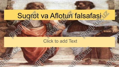 suqrot va aflotun falsafasi — PPTX