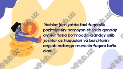 yoshlar jamiyatda fuqorolik — PPTX