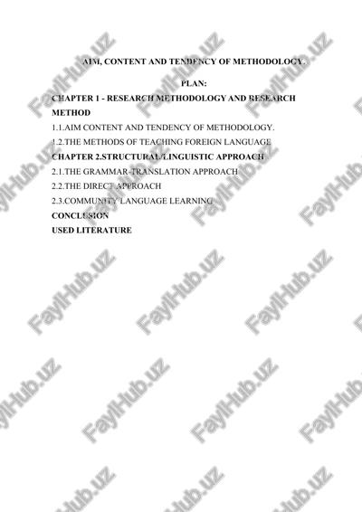 approaches and methods for teaching a second language — DOCX