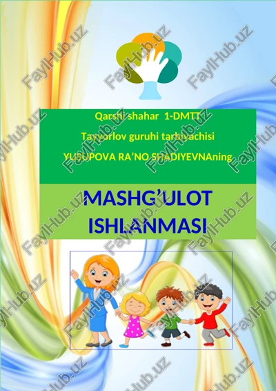 1-dmtt tayyorlov guruhi tarbiyachisi — DOCX