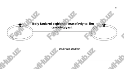 masofaviy ta'lim texnologiyasi — PPTX