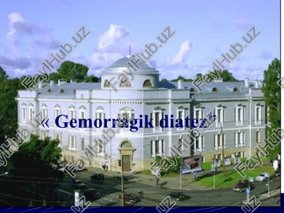 gemorragik diatez — PPTX