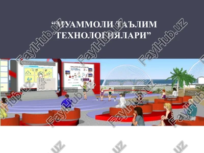 muammoli ta'lim texnologiyalari — PPTX