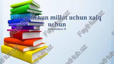 ma'naviy qadriyatlar himoyasi — PPTX