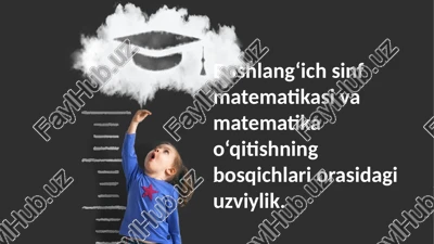 boshlang'ich matematika o'qitish bosqichlari — PPTX