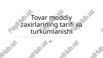 geologik modellashtirish va simulyatsiya — PPTX