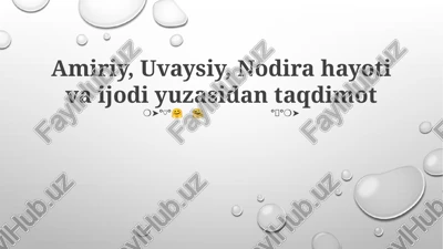 adabiy asarlar va hissa — PPTX