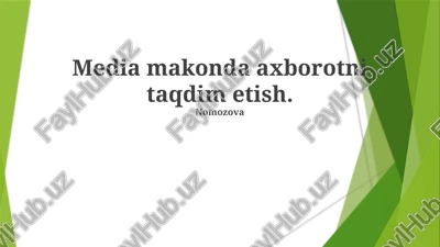 media makonda — PPTX