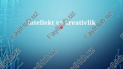 aql va ijodkorlik — PPTX