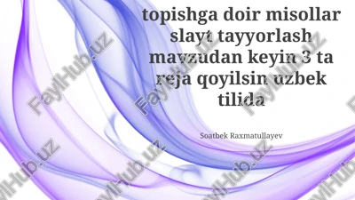 ekub va ekuk larni topishga doir misollar slayt tayyorlash — PPTX