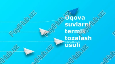 issiqlik tozalash texnologiyalari — PPTX