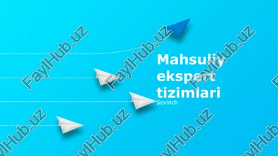 samardorlik mutaxassis tizimlari — PPTX