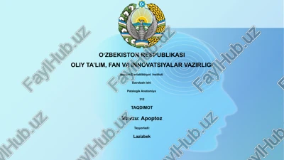 apoptoz — PPTX