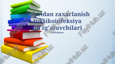oziq-ovqatdan zaxarlanish toksikoinfeksiya qo'zg'atuvchilari — PPTX