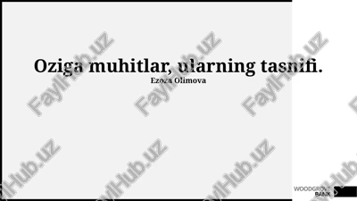 atrof-muhit zonalari turlari — PPTX