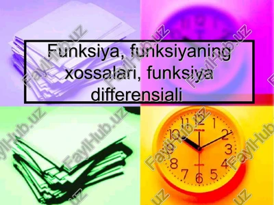 funksiya differensiali — PPT