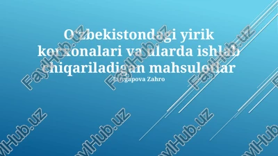 farmatsevtika va tibbiyot buyumlari — PPTX
