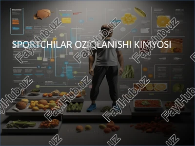sportchilar oziqlanishi kimyosi — PPTX