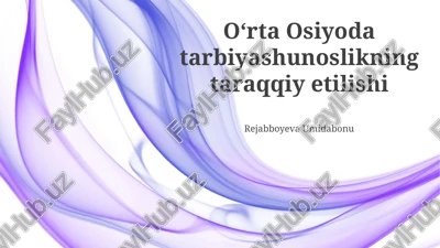 pedagogikaning oʻrta asrlardagi taraqqiyoti — PPTX