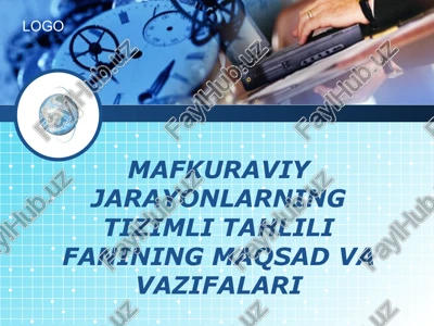 mafkuraviy jarayonlarning tizimli tahlili — PPTX