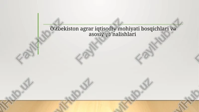 ma'muriy boshqaruv — PPTX