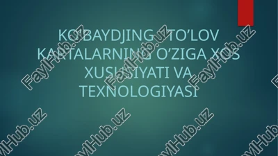 kobeydjkartalar — PPTX