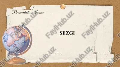 sezgi va tafakkur — PPTX